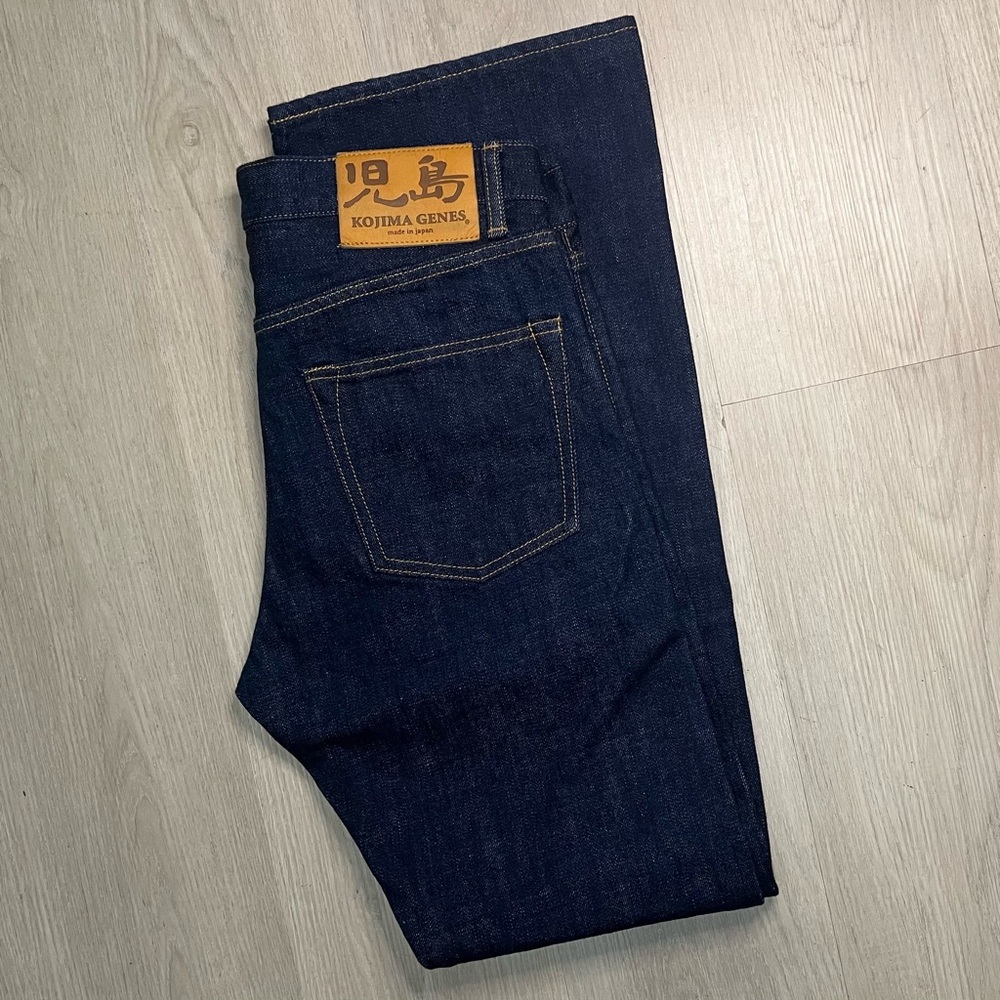 Kojima Genes (Made in Japan) Selvedge Denim Bootcut Jeans Indigo Wash